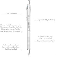 Liora Simo Mekanik Kurşun Kalem Beyaz 0.5 mm