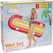 Aesco Intex Gökkuşağı Desenli Bulutlu Yatak 175CM -58729 (Lisinya)