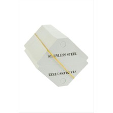 Zero Land Matrixzn Çelik Kolye Bileklik Kartı 200 Adet - Beyaz