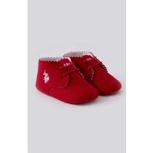 U.s. Polo Assn. Kız Bebek Ilk Adım Ayakkabı 17-19 Numara Kırmızı