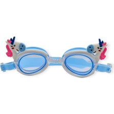 Aesco Çocuk Yüzücü Gözlüğü Silikon Taşıma Çantalı Pony - 9014 (Lisinya)