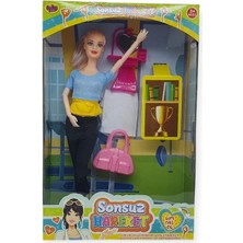 Aesco Anlily Sporcu Sonsuz Hareket Bebek - 02414 - Mavi (Lisinya)