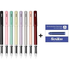 Scrikss Primeo Dolma Kalem Seti 8 Renk M Uç & 6'lı Mavi Kartuş