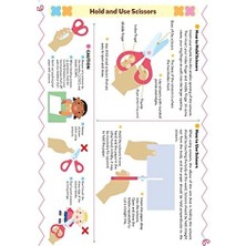 Liora Play Smart Cutting And Pasting Age 3+: Preschool Activity Workbook With Stickers For Toddlers Ages 3, 4, 5: Build Strong Fine Motor Skills: Basic Scissor Skills (Full Color Pages)