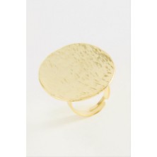 Zero Land Matrixzn Oval Metal Yüzük - Gümüş Rengi