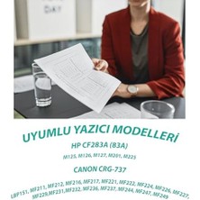 Nexa Ysy CF283A M125 M126 M201 M225 1500 (1.5k) Sayfa Verimli Muadil Toner (Siyah)