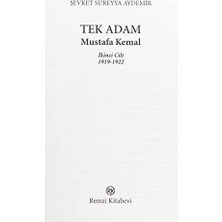 Liora Tek Adam Cilt 2 (Büyük Boy): Mustafa Kemal 1919 - 1922