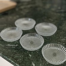 Nexa 6’lı Desenli Cam Kase Sunum Seti – Şık ve Dayanıklı Cam Kaseler, Çerezlik, Tatlı Kasesi, Meze ve Atıştırmalık Sunum Tabağı, Sofralar ve Misafirlik Için Cam Kase Takımı