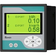 Pano Tipi Enerji ve Güç Analizörü (Lcd Ekranlı, Çok Fonksiyonlu) Aquavolt