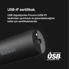 Nexa Boost↑charge™ 30W Hızlı Araç Şarj Cihazı, Usb-C Güç Dağıtım Portlu Kompakt Tasarım, Usb-C - Lightning Ara Kablosu Dahil, 16 Serisi, iPad ve Daha Fazlası Için Evrensel Uyumluluk - Siyah