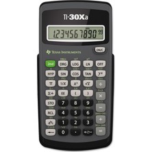 Nexa Texas Instruments TI30XA TI-30XA Bilimsel Hesap Makinesi, 10 Haneli LCD