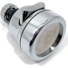 Aesco 3 Fonksiyonlu Krom Kaplama Oynar Musluk Başlığı ( Lisinya )