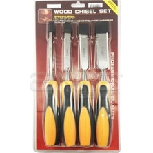 Aesco Ağaç Oyma Seti Darbeli Iskarpela Seti - 6-12-18-22MM ( Lisinya )