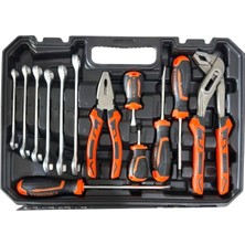 Aesco Model 58 Parça Lokma Anahtar Takımı 1-2 ve 1-2 El Aletleri Seti 58 Parça ( Lisinya )