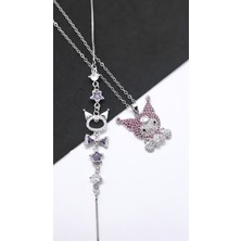Serenity Kromi Figür Çelik Kolye Bileklik Set