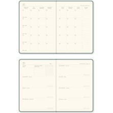 Liora A5 Süresiz Planlayıcı Ajanda Yeşil