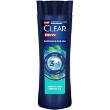 Nexa Clear Men 3 In 1 Şampuan & Duş Jeli Ferahlatıcı Mentol Etkisi Saç Yüz Vücut Için 350 ml