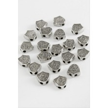 Zero Land Matrixzn Plastik Oval Tesbih Püskül Ara Aparatı 50 Gram - Gümüş Rengi