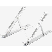 Liora Laptop Standı Katlanabilir Çok Fonksiyonlu Metal Grey
