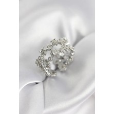 Prativas Zirkon Taşlı 2li Model Gümüş Renk Kadın Yüzük - PRT3500EB10390