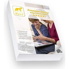 Nexa Premium Parlak Fotoğraf Kağıdı 300GSM 50YP A3