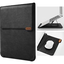 Nexa Dizüstü Bilgisayar Kılıfı Laptop Standı, 13-14 Inç Bilgisayar Darbelere Dayanıklı Çanta 13 Inç Pro ve Air, Xps 13, Surface Book 13,5 Inç, iPad Pro 12,9 Inç, Siyah Doku