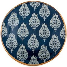 Liora Holza Yuvarlak Tepsi 30X30 cm