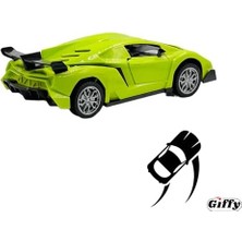 Liora Oyuncak Uzaktan Kumandalı Şarjlı Kapıları ve Bagajı Açılan 24 cm Spor Arabası Işıklı 1:18 Ölçek (Yeşil)