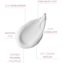 Liora The Vivia Ton Eşitleyici ve Aydınlatıcı, Leke Karşıtı, Yüksek Koruyucu SPF50+ Pembe Renkli Güneş Kremi, 50 ml