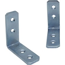 Liora 10 Adet Orta Yük L Demir Gönye Köşebent 2.5X18X45X45MM - Mobilya, Dolap, Raf, Masa,, Kitaplık, Ahşap Kenar Köşe Bağlantı Birleştirme Sabitleme Demiri - L Metal Montaj Tamir Aparatı