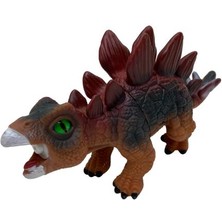 Aesco Soft Dinazor Neon Gözlü 24 cm -LD6206B-STEGOSAURUS (Lisinya)