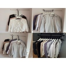 Nexa Sihirli Askılık, 2 Adet Dolap, Ofis ve Araç Için Kullanıma Uygun Askı Çoklayıcı, Organizer Sihirli Askılık