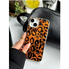 Nexa 13-14 - 15 Uyumlu Leopar Renk Geçişli Parlak Tasarımlı Silikon Kılıf - Leopar