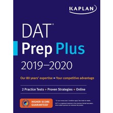 Liora Dat Prep Plus 2019-2020: 2 Practice Tests + Proven Strategies + Online