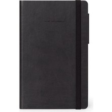 Nexa - Not Defteri Orta Çizgili, Fsc® Sertifikalı Kağıt, Fildişi Renkli Kağıt, 90 G/m², 192 Sayfa, Yumuşak Kapak, Lastik Bantlı Kilit, 13 x 21 Cm, Renk Siyah, MYNOT0165