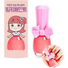 Liora I'm Pinky Kids Nail Paint Neon Orange Çocuklar Için Soyulabilir Oje