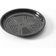 Nexa -Lab 30 cm Közmatik Pratik Közleme Tavası Ocak ve Mangal Üstü (Patlican-Biber-Kestane-Misir-Sebze) Siyah 30 cm