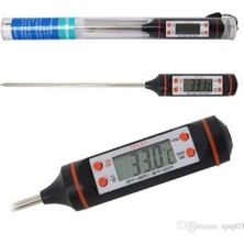 Aesco Dijital Gıda Termometresi Sıvı Gıda Et Su Süt Mama Sıcaklık Ölçer - Özel Kutulu - Lisinya