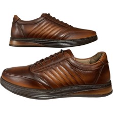 Brothers Erkek Kahve Ortopedik Hakiki Deri Ultra Rahat Günlük Ayakkabı