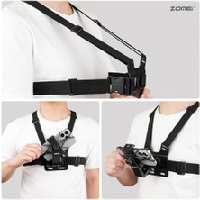 Liora Aksiyon Kamera ve Telefon Tutucu Göğüs Askısı Gezi Seyahat ve Sürüşlerde Kullanmak Için Boyundan Kayıt Aparatı Cep Telefonu Göğüs Tutucu (Tüm Modeller Ile Uyumlu) Rmx-81