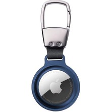 Liora Buff Tagsafe Hooksteel Taşınabilir Anahtarlık Darbeye Dayanıklı Metal Askılı Airtag Kılıf (Mavi)