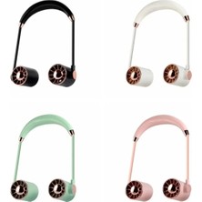 Aesco Boyunluk Fan Hava Soğutucu Vantilatör Boyuna Asmalı Şarjlı 3 Kademeli Mini Klima Siyah - Lisinya