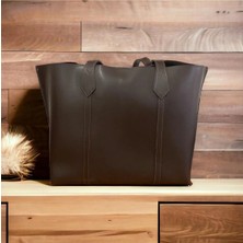 Farbag Siyah Büyük Boy 3 Göz Fermaurlu ve Çıt Çıt Kapama Omuz Çantası