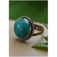 Stoneage Firuze Doğal Taş El Yapımı Yüzük Ayarlanabilir