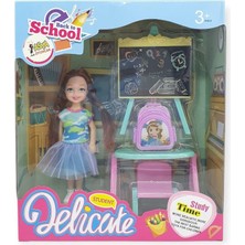 Aesco Öğrenme Zamanı - Okul Oyun Seti - A8-21 - Esmer (Lisinya)