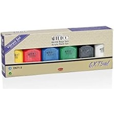 Liora Akrilik Boya 6X75 ml Set Canlı Renkler