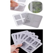 Aesco 10 Adet Yapışkanlı Kesilerek Kullanılabilir Yırtık Kapı-Pencere Sinekliği Onarım Tamir Bandı - Lisinya