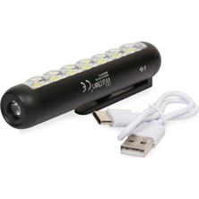 Aesco Type-C Girişli Mıknatıslı Şarjlı Cep Feneri  WT-333 - Lisinya