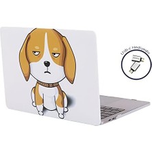 Liora Pro 13 Kılıf A2338 A2289 A2251 A2159 A1989 A1706 A1708 Uyumlu M1 M2 Tpu Sert Kapak Ince Hafif Hava Menfezli Lazer Uv Baskı Köpek Dostu Tasarım Kahverengi