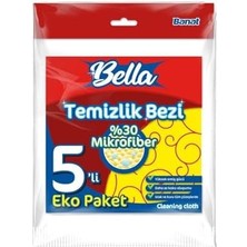 Liora Mikrofiberli Temizlik Bezi 5'li Eko Paket
